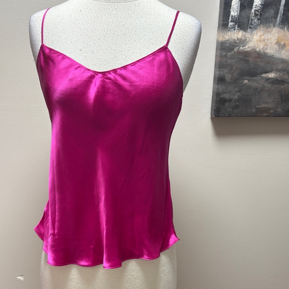 NWT Club Monaco Silk Pink Cami Top